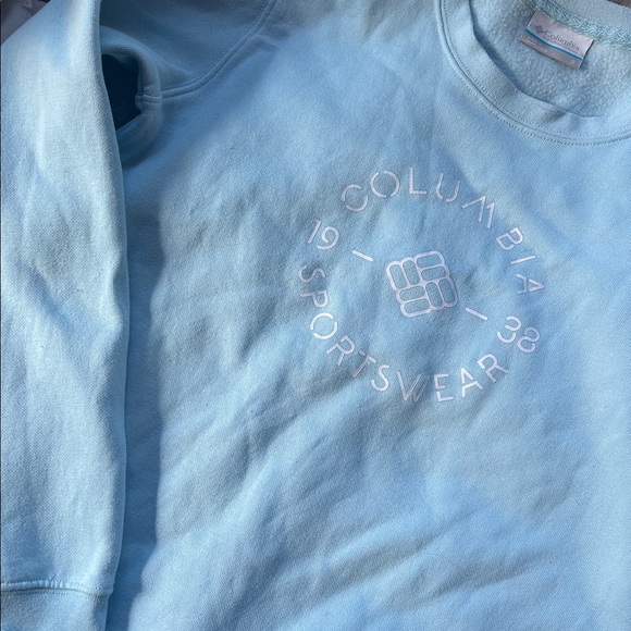 Columbia Sky Blue Crewneck Sweatshirt - Picture 1 of 6